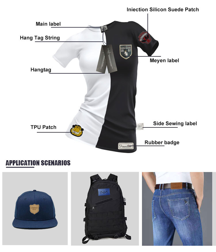 Fashion Style Strong and Hardwearing Jacquard Webbing Customized Logo
