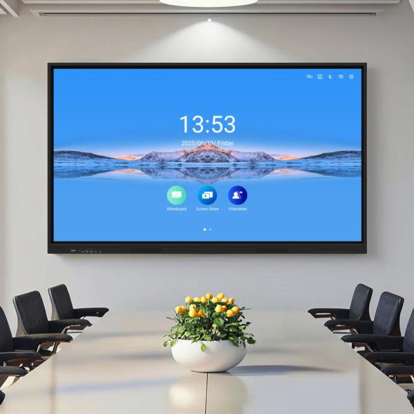 Interactive Whiteboard including HDMI USB and wireless casting for effortless device pairing