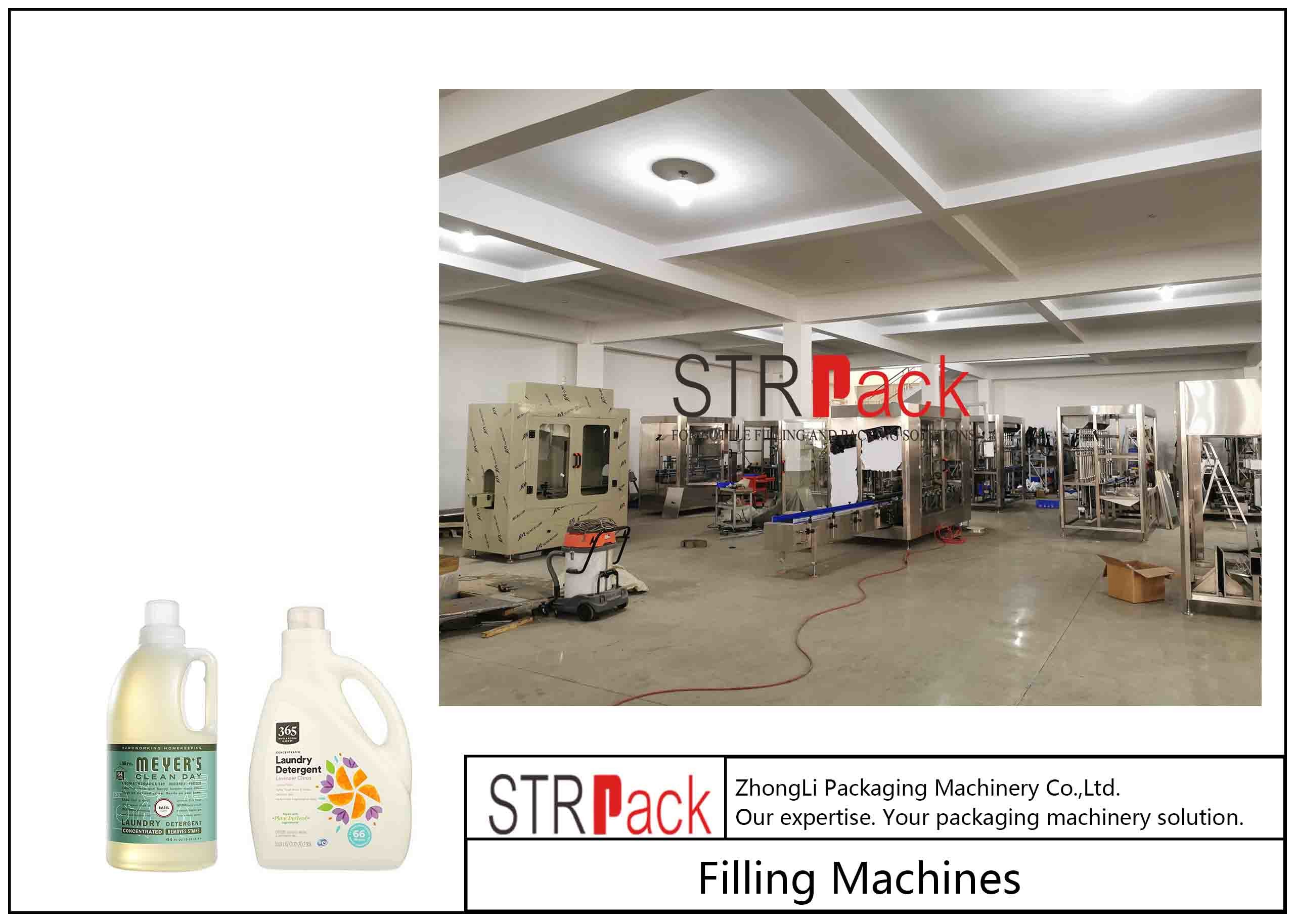 Linear Type Automatic Chemical Liquid Filling Machine Customized Weight Wide Range
