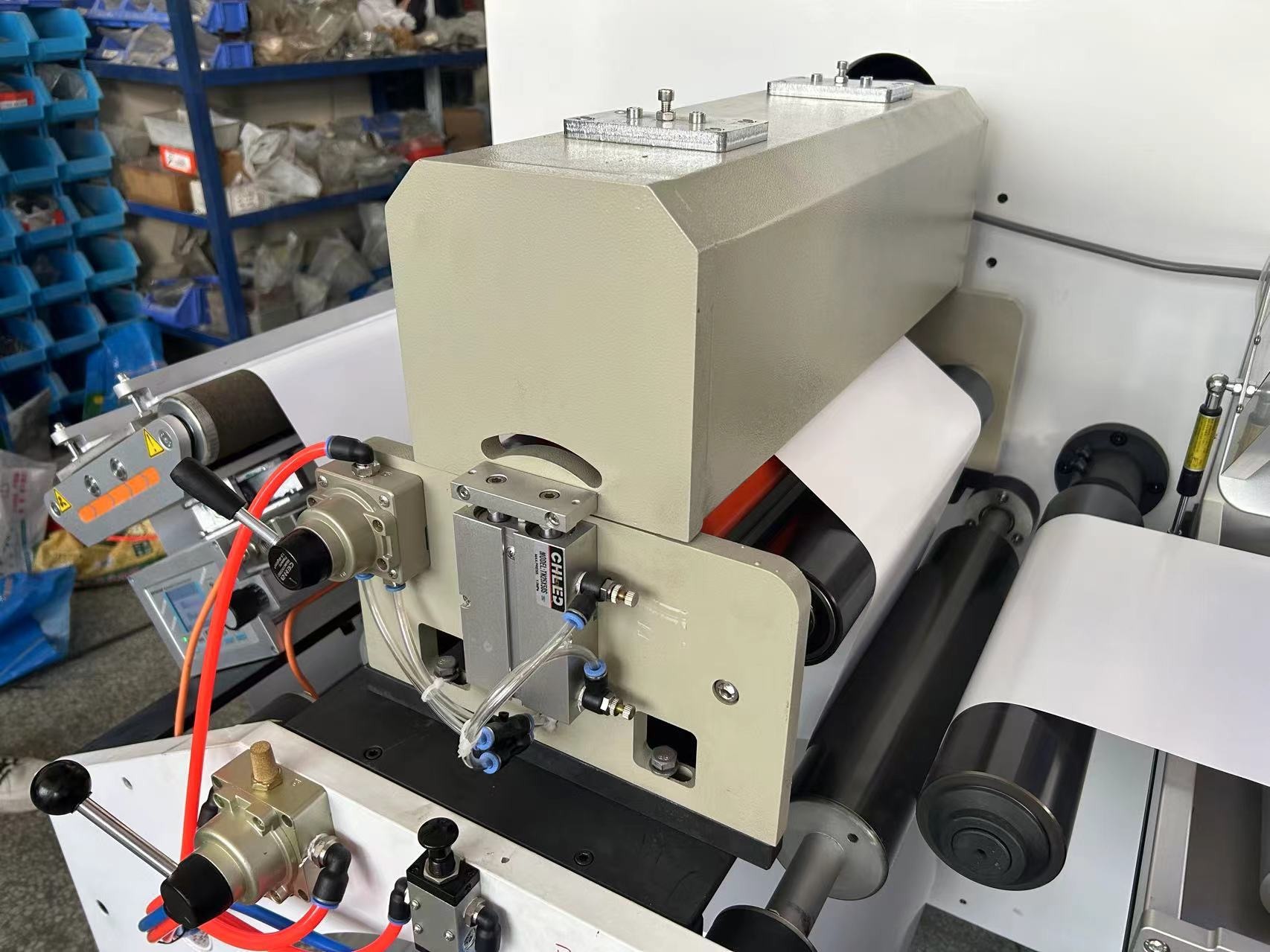 350mm Max Width Inline Flexo Printing Machine 1.7mm Printing Plate Thickness