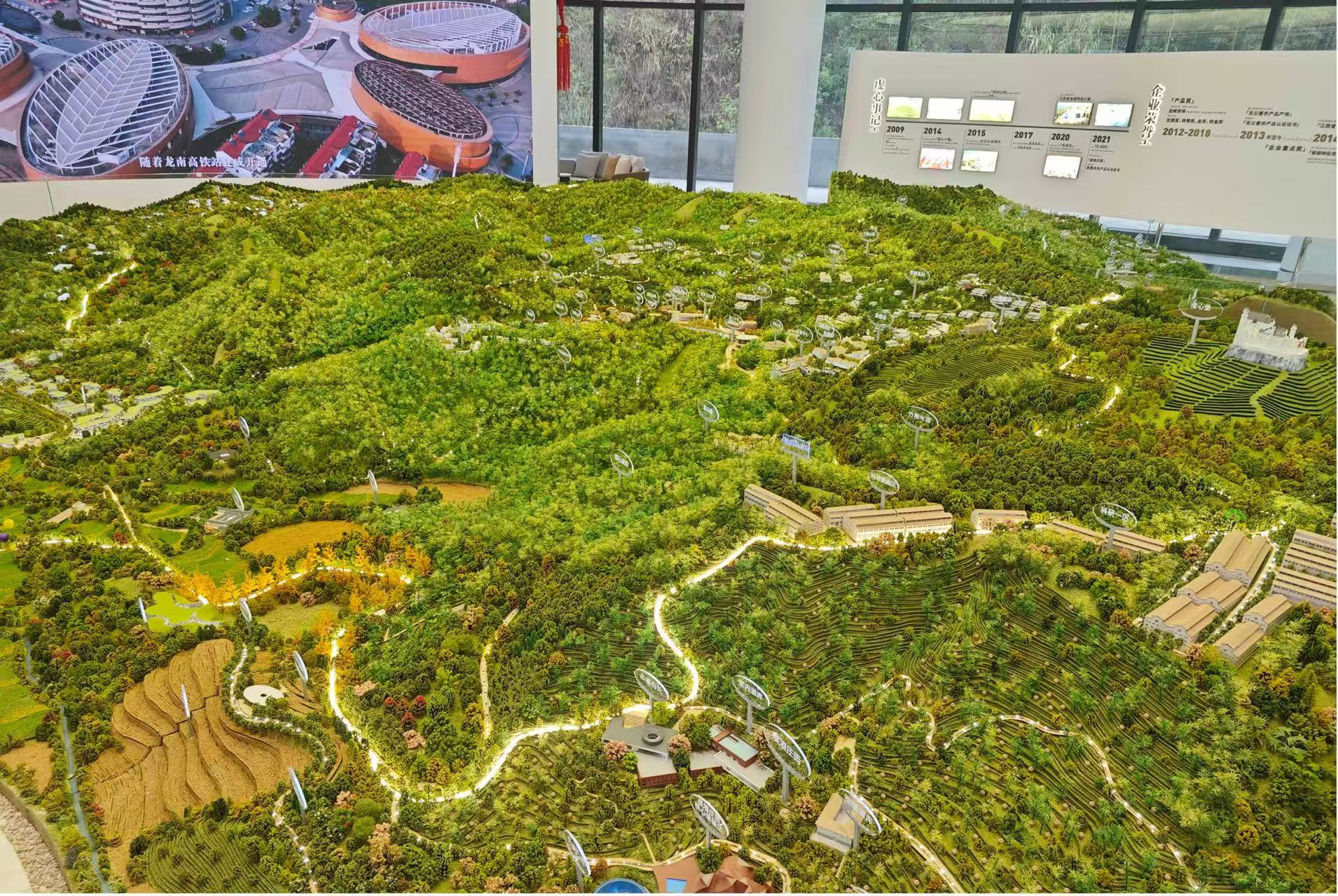 1:150 Green Town Urban Planning Model Community Architectural Scale Model