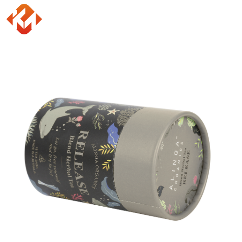 Food Grade Round Cardboard Box Tea Gift Box Biodegradable Paper Tubes Tea Bag Packaging Box for Tea