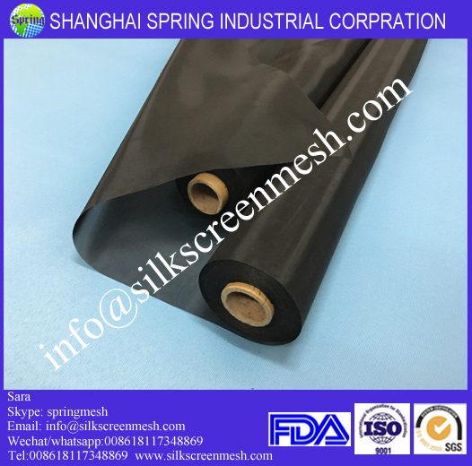 72T polyester black filter mesh/bolting cloth/filter fabric/black woven mesh