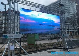 IP65 Waterproof Outdoor Rental Led Screen 6000 Nits Wide Viewing Angle 1920 Hz