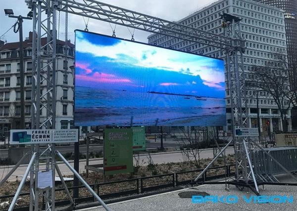 Buy IP65 Waterproof Outdoor Rental Led Screen 6000 Nits Wide Viewing Angle 1920 Hz at wholesale prices