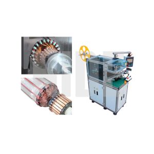 Pneumatic Rotor Slot Wedge Inserting Machine / Automatic Coiling Machine