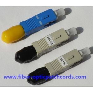 Quality Single / Multi Model Fiber Optic Fast Connector Plastic Material for sale