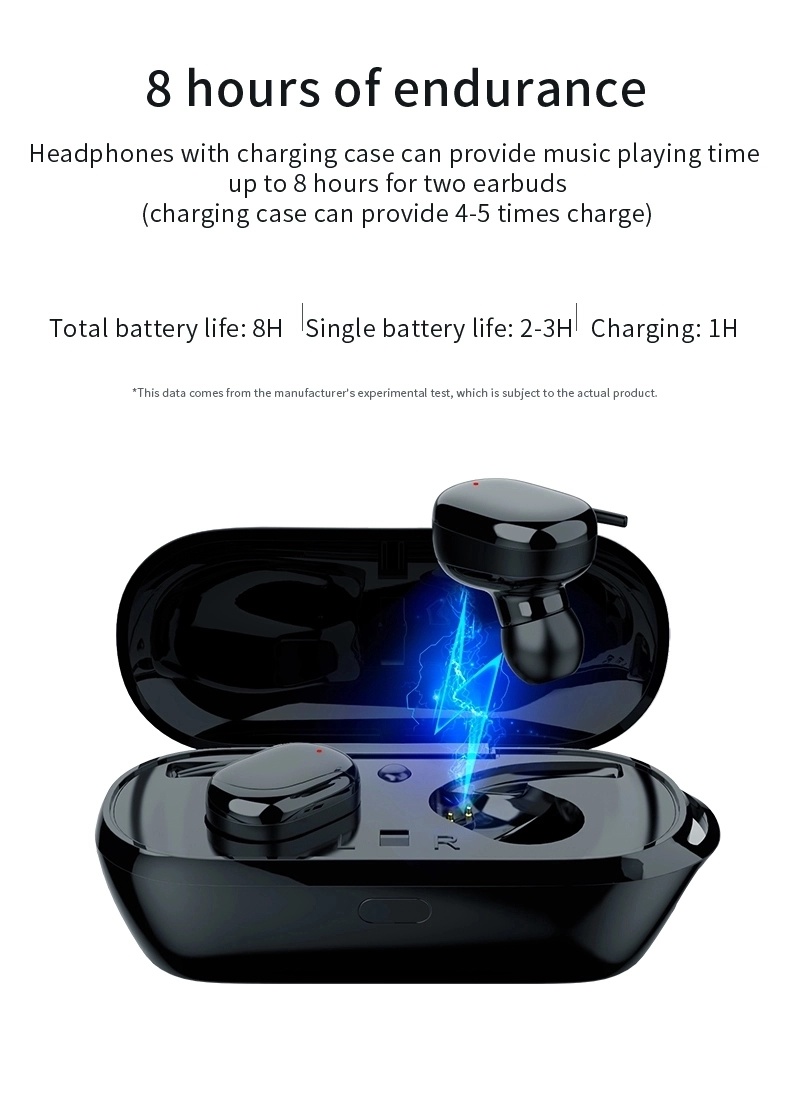 Stereo Bluetooth Wireless Waterproof Stereo in Ear Earphone
