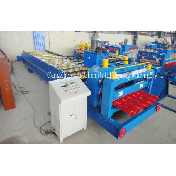 Roman Type Popular Glazed Tile Roll Forming Machine / Cold Roll Forming Machine