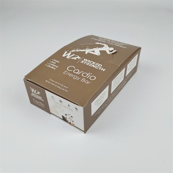 Custom Cardboard Display Paper Box Packaging with Logo Retail Energy Bar Display Box