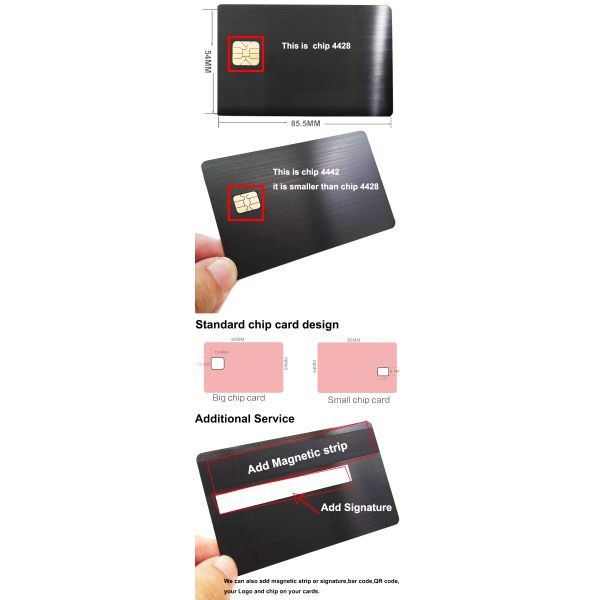 TMY New Wholesale Chameleon Chrome Laser Engraved Stainless Steel Blank Metal Credit Card Rainbow with EMV Chip Slot