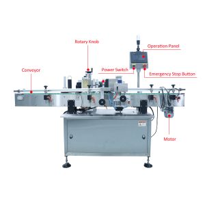 Automatic Sticker Labeling Machine For Round Bottle