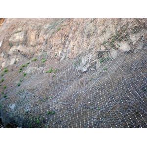 Quality 100x120mm Rock Fall Netting 4.0mm Gabion Basket Mesh for sale