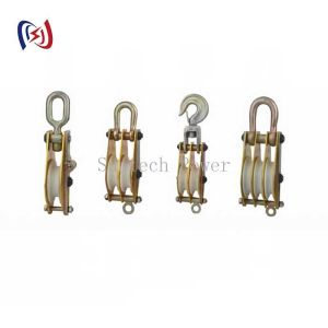 Quality Aluminum Hoisting Tackle with Nylon Sheave 10-100KN Load for sale