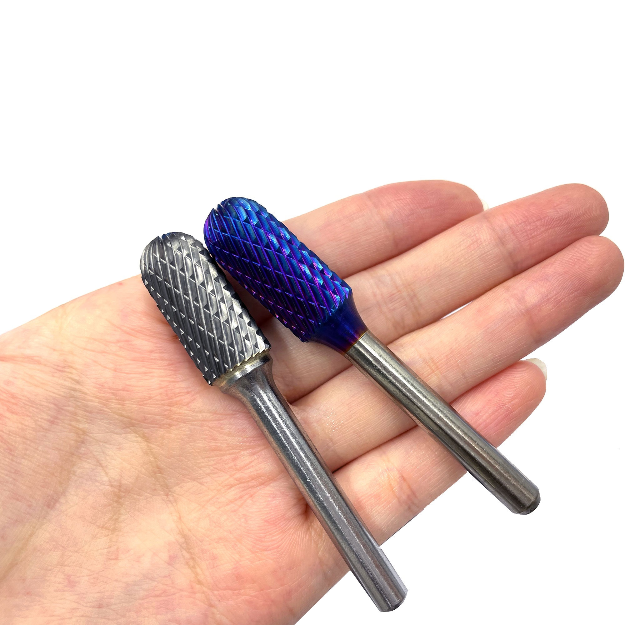 Tungsten Carbide Rotary Burr Set 6mm 1/4 Shank Double Cut