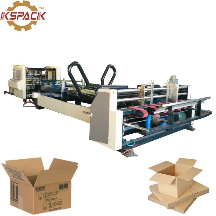 Quality Automatically Carton Box Folder Gluer Machine 3Phase 380V50HZ Ks-Qzd2800 for sale