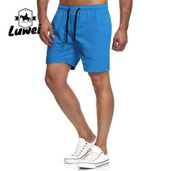 Polyester Men Running Shorts Beach Jogger Swimwear Pants Breathable