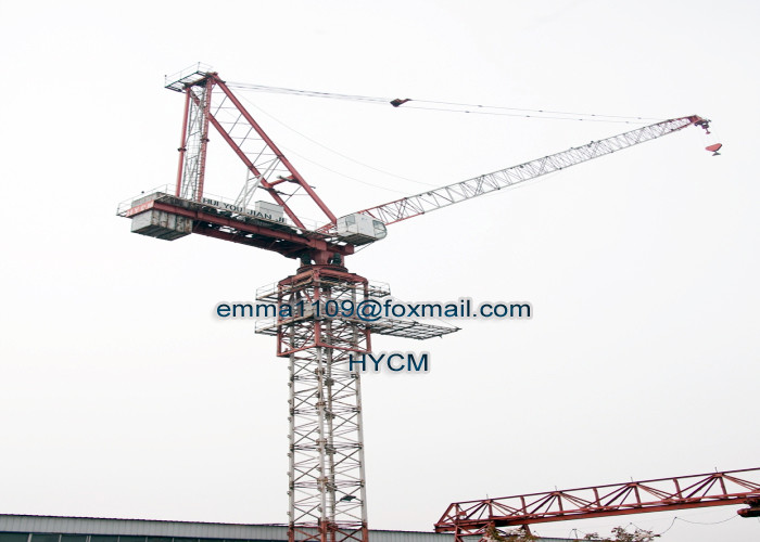 Quality QTD5030 Jib Luffing Crane Tower 50m Boom 12T Weight Load 37.5m Tower Height for sale
