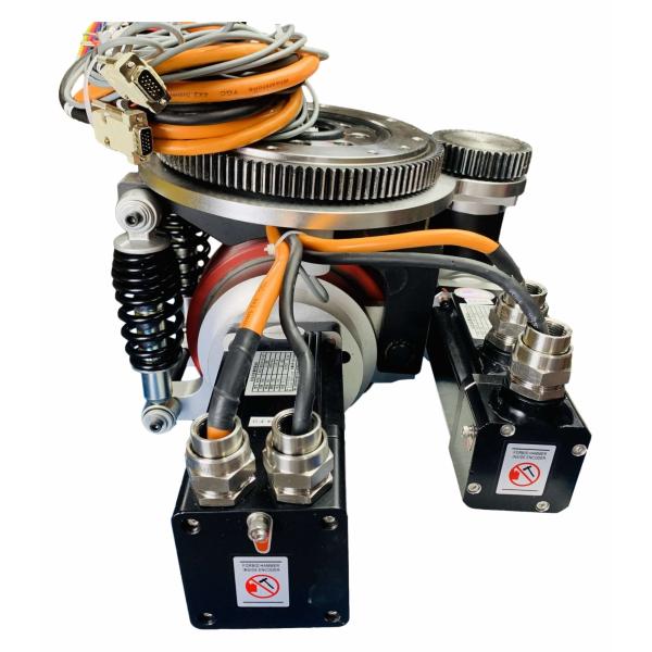 Polyurethane Explosion Proof Motor Robot Drive Wheels Bumper Driving Assembly