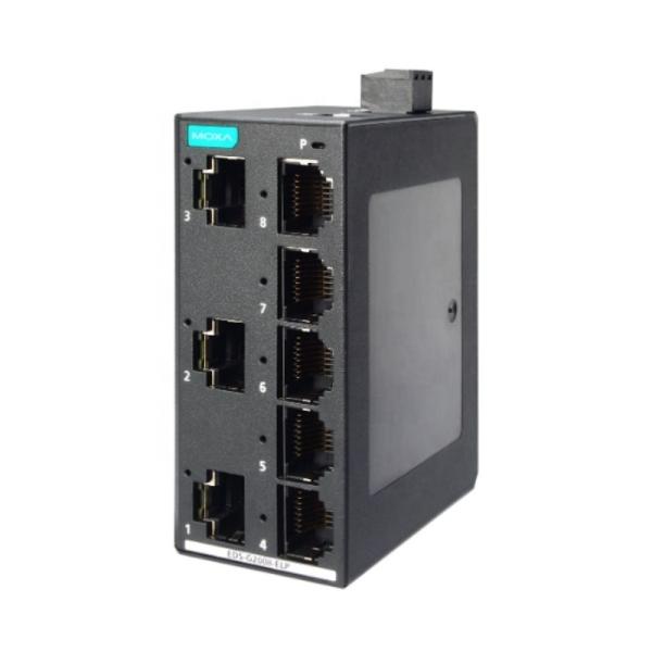 EDS-G2008-ELP Series 8-port Entry-level Unmanaged Full Gigabit Ethernet Switches with Plastic Housing