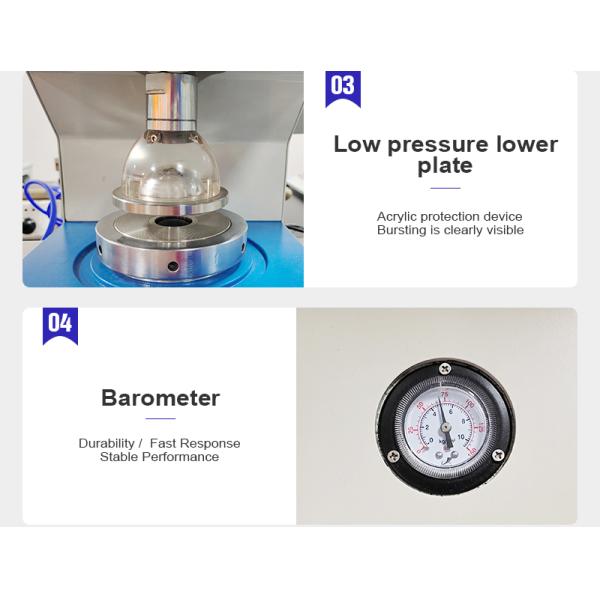 Automatic Digital Bursting Strength Tester Paper Packaging Testing Machine