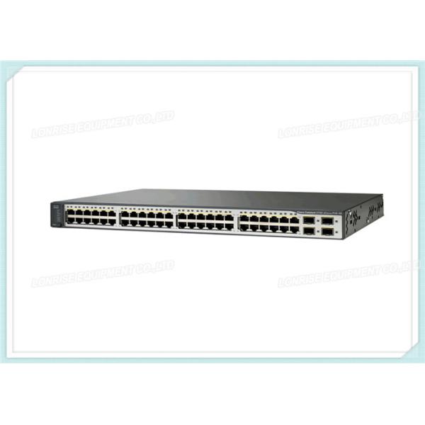 Cisco Catalyst Switch WS-C3750V2-48TS-S Layer 3 - 4 SFP - IP Base - Managed - Stackable