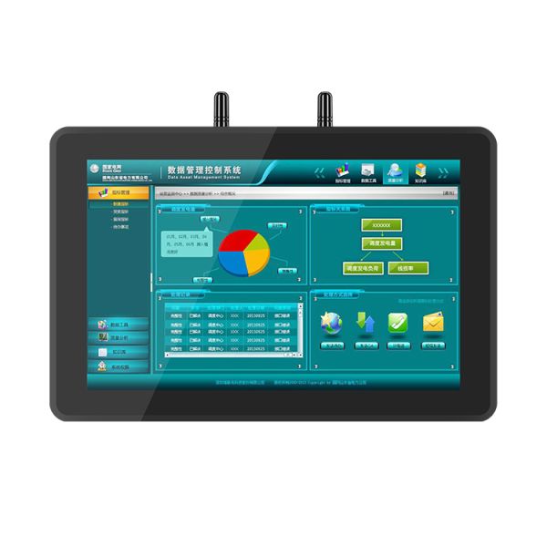 Huiyuan Fanless Aluminum Industrial Panel PC 10-Point Touch Screen-Supports Android/Windows Embedded OS Wall Mount