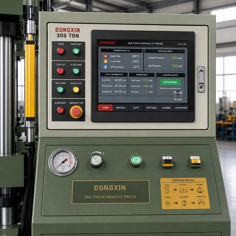 Automatic Melamine Press Machine With PLC Control For Tableware Production