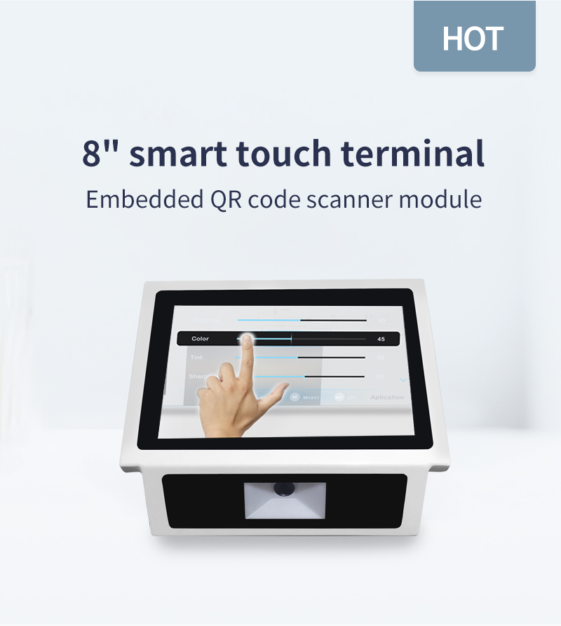 8-inch Capacitive Touch Windows Price Checker QR Code Scanner Price Checker Linux/Android Touch Pos System