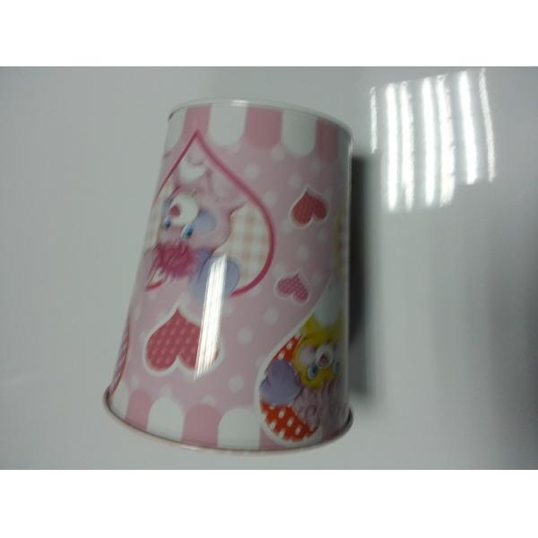 Metal Tin Plate Round Bucket For Gift Packaging , Thickness 0.23mm