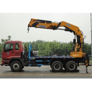 Quality heavy Duty CCS Folding Boom 16t Lorry Mounted Crane for sale