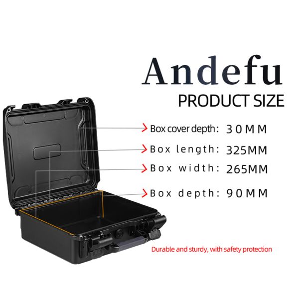 Custom Waterproof Shockproof Tool Storage Case with Foam Insert