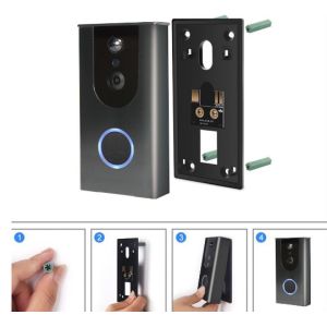 Quality WiFi Smart Visual Intercom Enabled WIFI Video Doorbell Camera Smart Security Wifi Ring Video Doorbell with Night Vision for sale