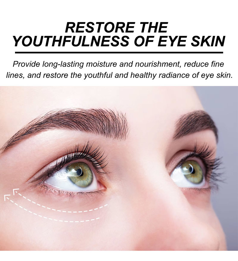 Customized Moisturizing Hyaluronic Acid Collagen Crystal Eye Mask Pad Whitening Biological