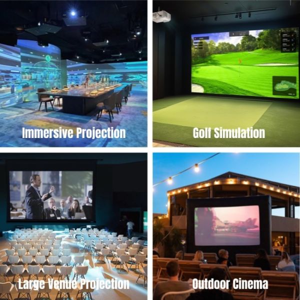 Outdoor/Indoor Interactive Multimedia Projector 3D Immersive Mapping Hologram 360 Projection