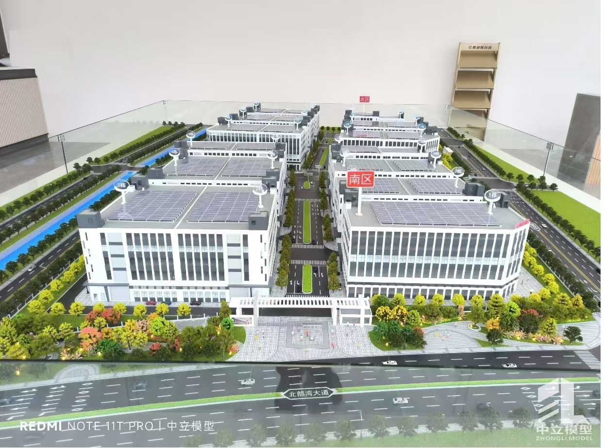 Industrial Building Model 1:120 Building Construction Model For Display Prototypes