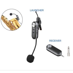 Quality T6 Saxophone wireless microphone 10channels frequency UHF instrument micrófon for sale