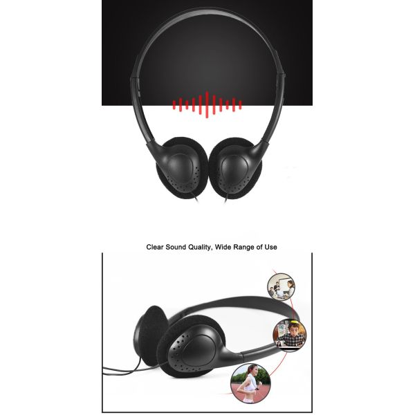 Affordable Foldable Gaming Headset with Stable Connection and 3.5mm Plug Others Chipset 32±2Ω Impedance