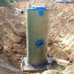 Intelligent Fiberglass Lift Station Stable Operation FRP Pump Station Energy