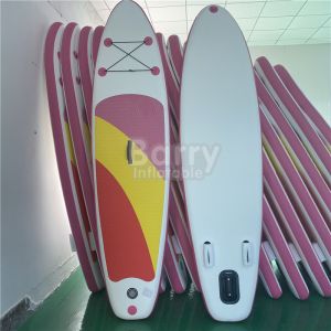 Quality EN71 Pink Super Big Inflatable Sup Paddle Board for sale