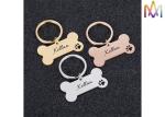 Fadeless Keyring Bone Collar Personalized Pet Charms