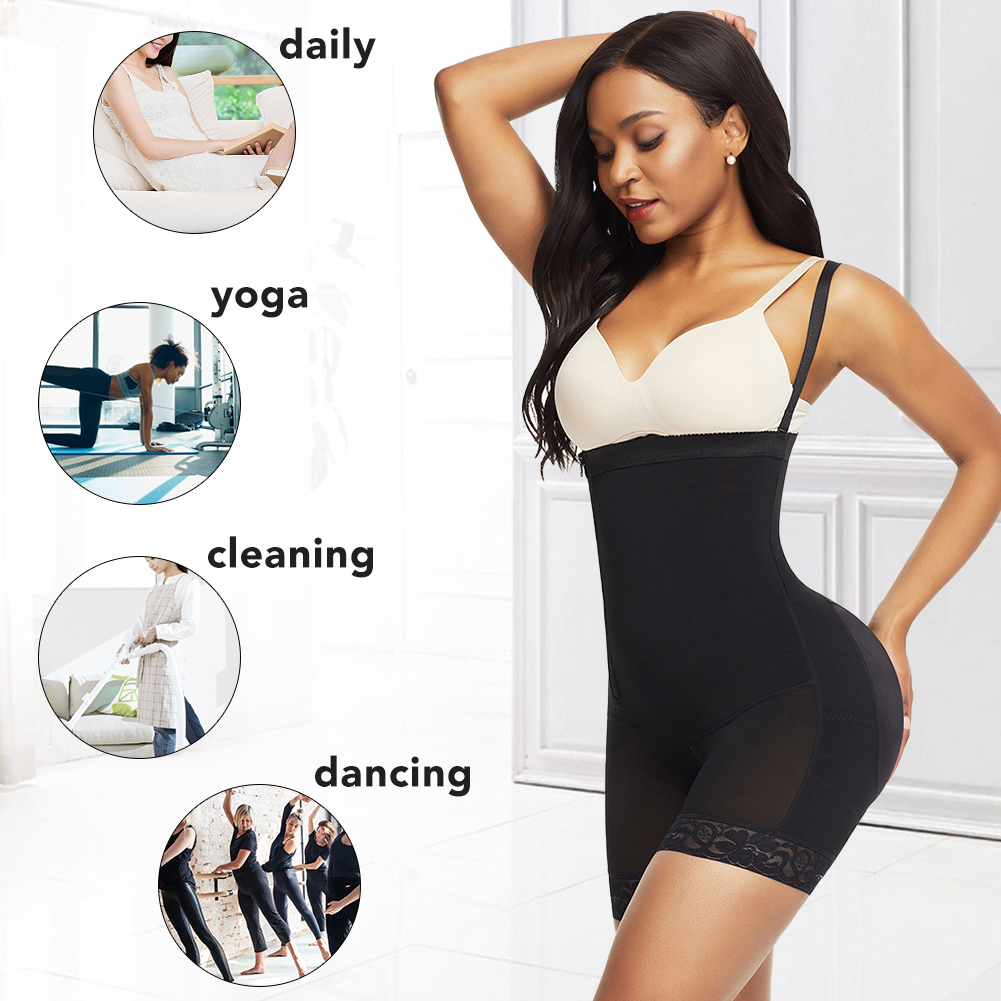 Control Panties Shapewear 5XL HEXIN Plus Size Butt Lifter with Side Zipper