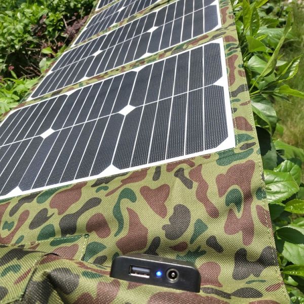 Portable Foldable Solar Panel 120w 100w Folding Solar Panel For Outdoor Hiking