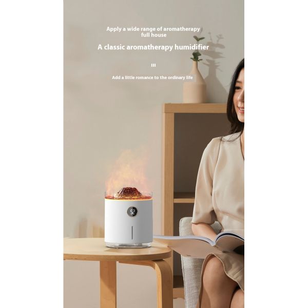 Color Changing Light Smart Ultrasonic Humidifier USB Powered Essential Oil Diffuser
