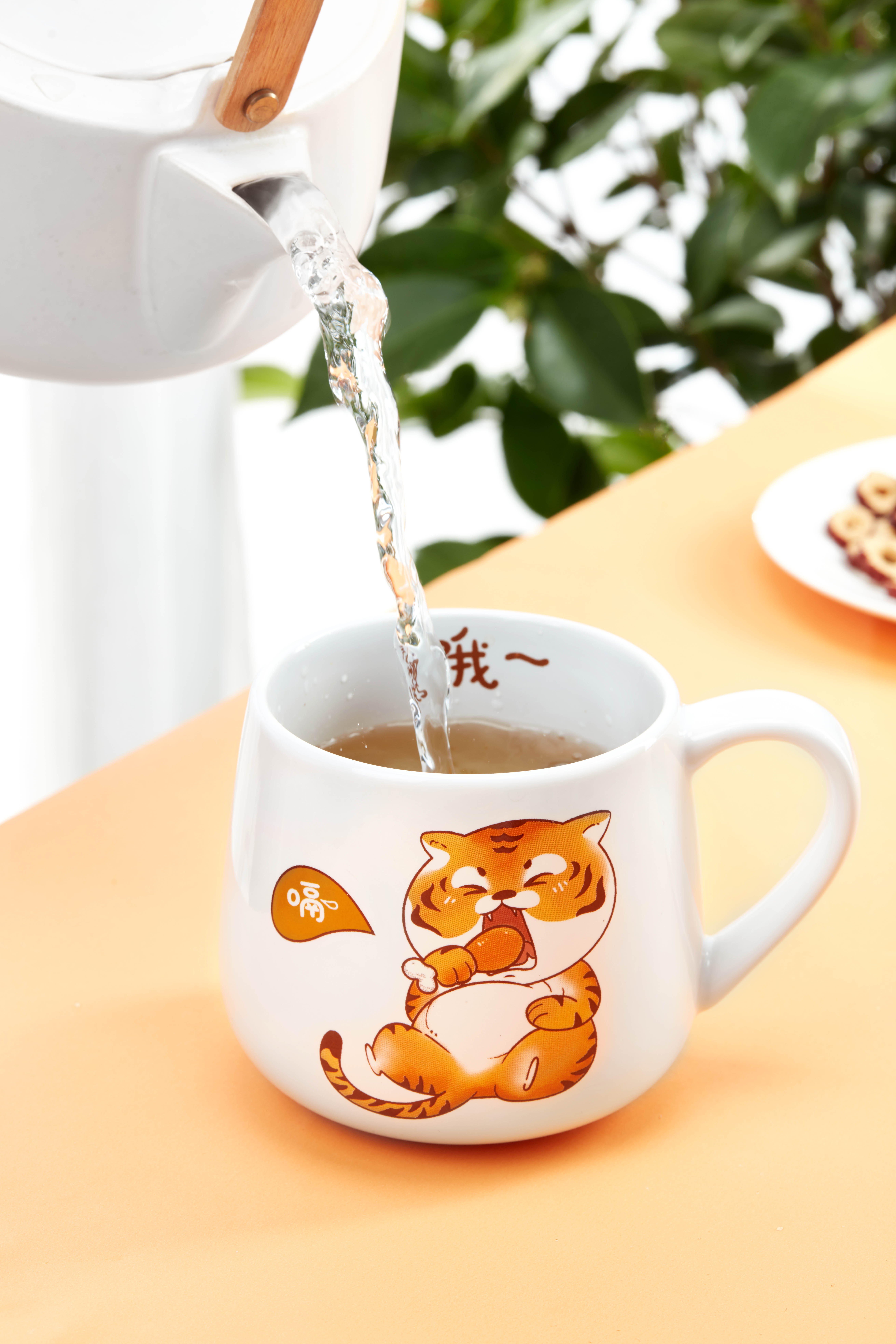 Cartoon Tiger Coffee Mug Creative Simplicity Home Office With Hot Coffee Water Mug
