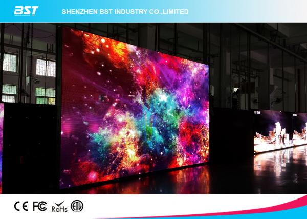 High brightness P6 indoor Large Led Tv Advertising Displays With 140° Viewing Angle