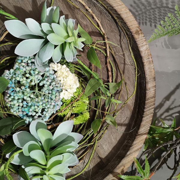 Artificial Wall Hanging Plants Vertical Greening Creative Decoration Retro Pendant