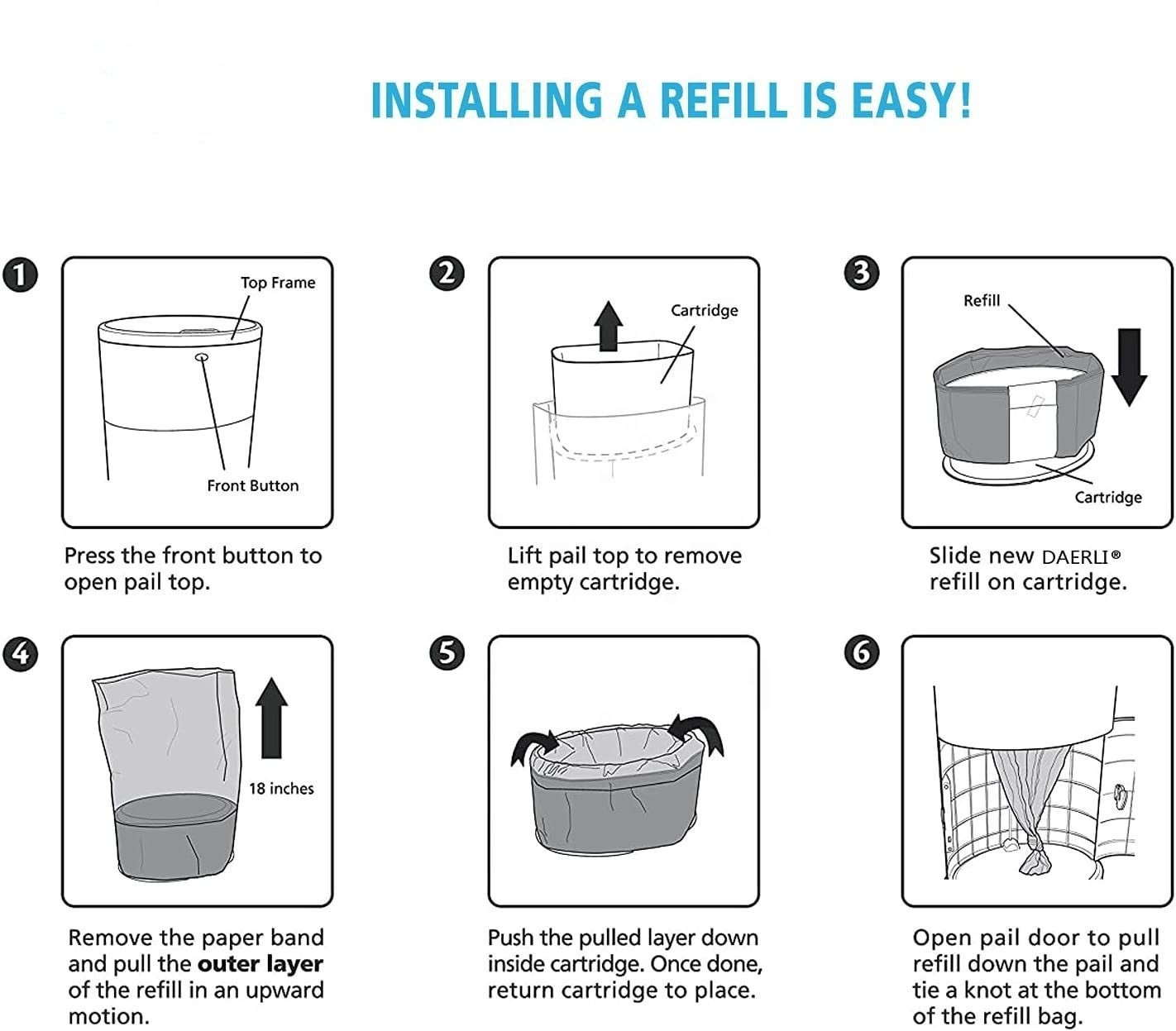 Keep Your Nursery Fresh and Clean with Diaper Pail Refills A Parent s Best Choice Baby Diaper Pail Refill Bags