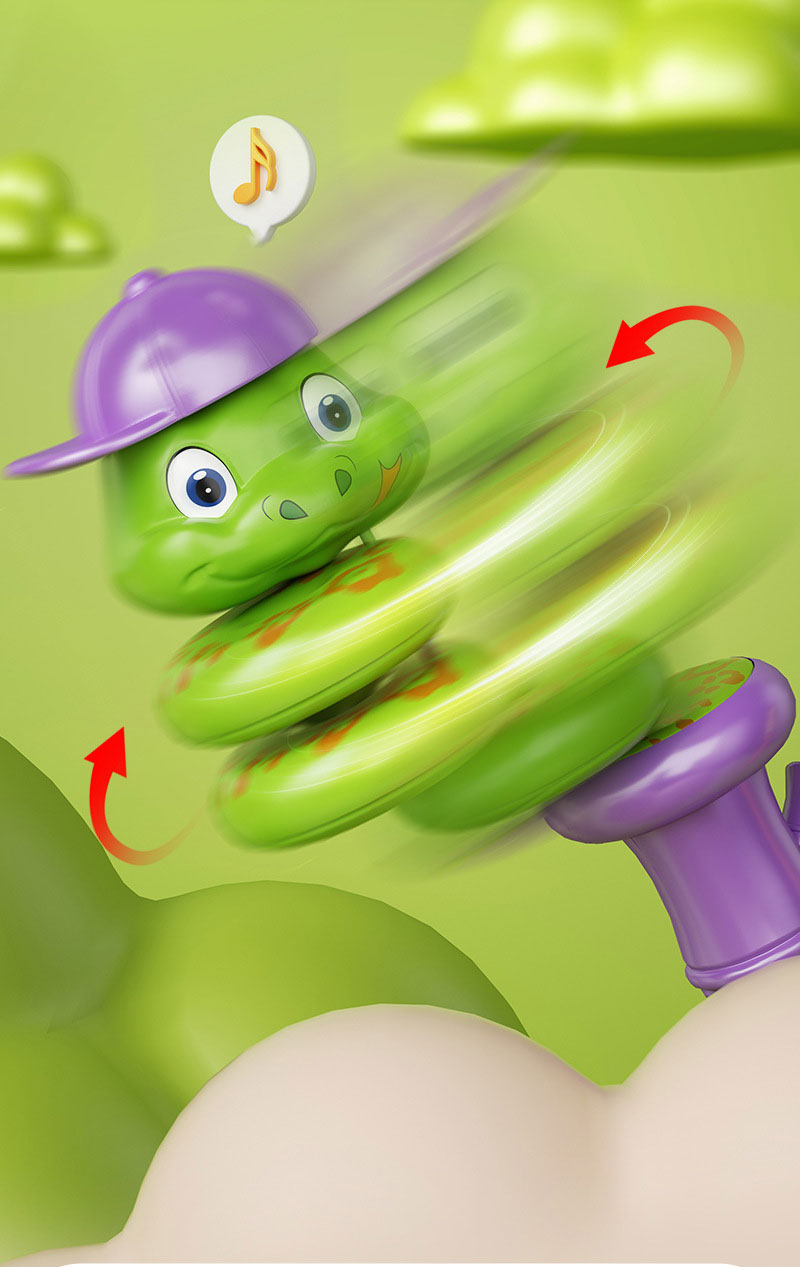 Puzzle Creative Whistle Twisted Toy for Boys and Girls Unisex Age Range 2-4 Years