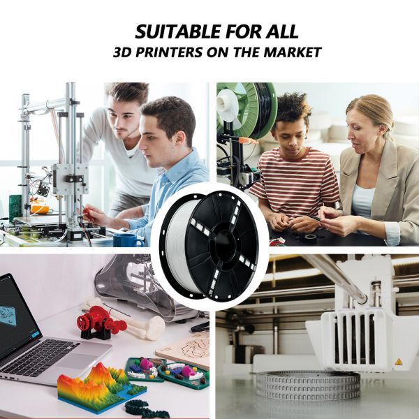 iBOSS 1KG Light Gray PETG Filament 1.75mm 3D Printing Filament